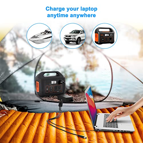 VHBW Car Charge Replacement for HP Laptop Car Charger 90W Compatible with HP 15 17 Spectre Pavilion Envy EliteBook X360 Touchsmart 15 13 M6 Stream 11 13 14 Chromebook 11 G4 G5 EE Vehicle Charger