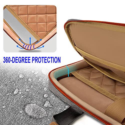 Slim Expandable Laptop Case 15.6 Inch Sleeve Upgraded Protective Durable Recycled Carrying Case Compatible with MacBook 15" & 16" and Most 15" 15.6" 16" Notebook,D01G02 - color: D01g02, size: 15.6"