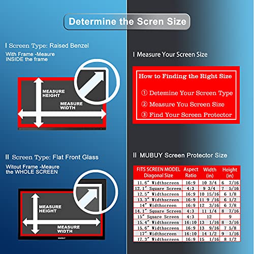 16 inch Anti Blue Light Screen Protector for HP/Dell/ASUS/Samsung/Lenovo/Acer/MSI/Razer Blade/LG Gram All 16" Laptops with 16:10 Aspect Ratio Laptop Eye Protection Film - size: 16 Inch 16:10