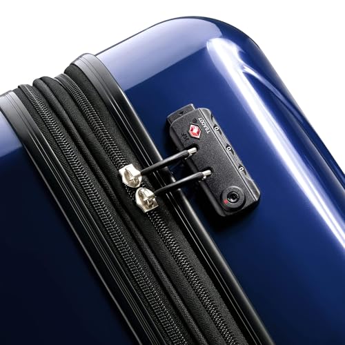 DELSEY PARIS Helium Aero Hardside Expandable Luggage with Spinner Wheels, Blue Cobalt, 2-Piece Set (21/24) - color: Blue Cobalt, size: 2-Piece Set (21/24)