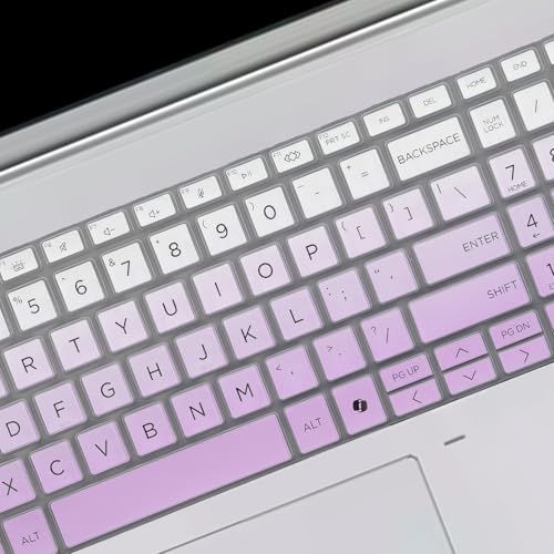 Keyboard Cover for 2026 2025 HP EliteBook 660 G11 16"/EliteBook 665 G11 16", HP ProBook 460 465G11 16 inch Laptop Accessories Protective Keyboard Cover Skin US Layout -OmbrePurlple - color: OmbrePurlple