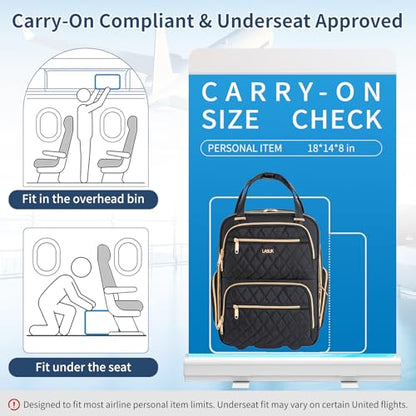 Underseat Carry On Luggage with Wheels, 17inch Lightweight Overnight Soft Sided Personal Luggage Bag Carry-On Suitcase for Short Trip Travel Business, Black - color: Black