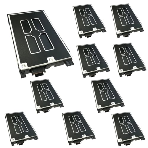 CF-54 HDD Caddy Adapter Enclosure for Panasonic ToughBook, 10pcs | Hard Drive Box, Bracket Connector Cable, ssd holder for laptop,Heatsink cover,Solid State Drive Bracket - style: 10 packs