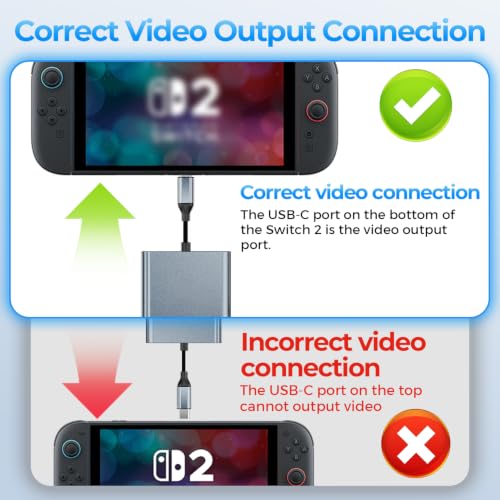 Switch 2 Dock,Portable USB C Docking Station with 4K@60Hz~120Hz HDR/PD Max100W/USB Port,Aluminum Alloy Travel TV Dock for Switch/Steam Deck/ROG Xbox Ally X/Legion Go 1/2/S - size: Normal Model