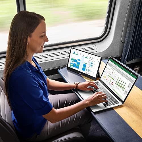 SideTrak Solo Pro 13” Touchscreen Portable Monitor for Laptop | 1080p LED Small Laptop Screen Extender | Kickstand | 10ms Response Time | 60Hz Refresh Rate | USb-C, Mini-HD | 1.6 lbs Travel Monitor