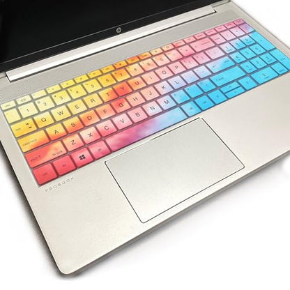 i-Tensodo Keyboard Cover for HP ProBook 15.6 inch Laptop,15.6 inch HP ProBook 450 G8 G9 G10/ 455 G8 G9 G10/ 650 G8/HP Zbook Power G8 G9 Keyboard Skin(NOT fit HP ProBook 450/455/650 G6 G7)-Dazzling - color: Dazzling