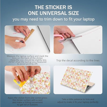 Laptop Notebook Skin Sticker Cover Decal, 12 13 13.3 14 15 15.4 15.6 inch Laptop Vinyl Skin Sticker Cover Art Protector Notebook PC (NEK-63) - color: NEK-63
