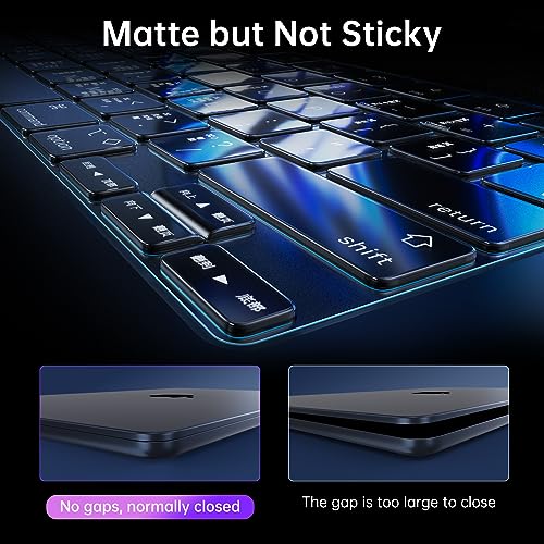 Soonjet for MacBook Pro 16 inch Case, M5 M4 M3-M1 2026-2021 Keyboard Cover | 100% Color Match, Clear Matte, Protective Laptop Hard Shell, Anti Fingerprint & Crack, Scratch Resistant, Ultra Thin Light - color: Frosted Clear