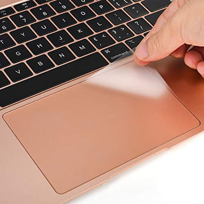 [2PCS] Trackpad Protector Skin for 2021 2020 MacBook Air 13 Inch A2337 M1 A2179 A1932 Touch Pad Cover Skin Anti-Scratch Anti-Water for MacBook Air 13 Inch A2337 A2179 A1932 Touch ID Accessories, Clear - size: 2020 MacBook Air 13" A2337 A2179