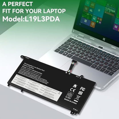 Futurebatt L19C3PDA L19M3PDA Laptop Battery Replacement for Lenovo ThinkBook 14 15 (G2 ITL, G3 ACL, G2 are, G3 ITL, G4 ABA) Series L19L3PDA L19M3PDA L19D3PDA SB10Z21196 SB10Z21203 - size: L19L3PDA 8.78×4.88×1.06 in