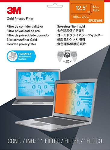 3M GPF12.5W9 Gold Widescreen Notebook Privacy Filter (16:9) (GPF12.5W9) -