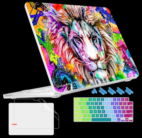 Tuiklol for 2026 MacBook Neo 13 Inch A18 Pro Chip Case, (Model A3404) Anti-Scratch Anti-Drop Slim Hard PC Shell Case with Shockproof Protective MacBook Neo Laptop Cover, Cute Lion - color: Cute Lion