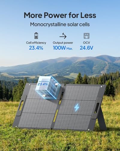 BLUETTI Solar Generator Elite 30 V2 with 100W Solar Panel Included 288Wh | LiFePO4 Portable Power Station, 600W AC Outlets (1500W Power Lifting), 10ms UPS, Fast Charge for Camping, Home Use, Emergency - style: BLUETTI Elite 30 V2+100W Solar Panel