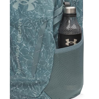 Under Armour Unisex Hustle 6.0 Backpack, Jasper Blue/Jasper Blue/Serpentine - color: (587) Jasper Blue / Jasper Blue / Serpentine, size: One Size