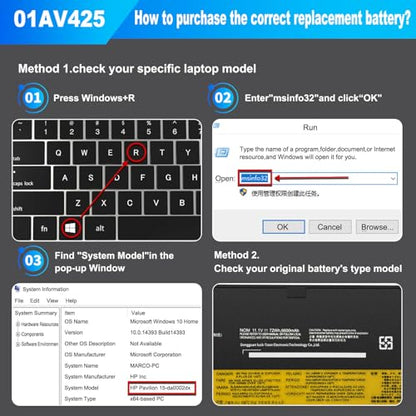 72wh 61++ 01AV427 01AV425 T480 T470 Laptop Battery for Lenovo Thinkpad A485 T580 P51S A475 TP25 T570 P52S Series SB10K97584 SB10K97579 SB10K97585 SB10K97580 4X50M08812 X50M08812 01AV490 01AV422 11.1V