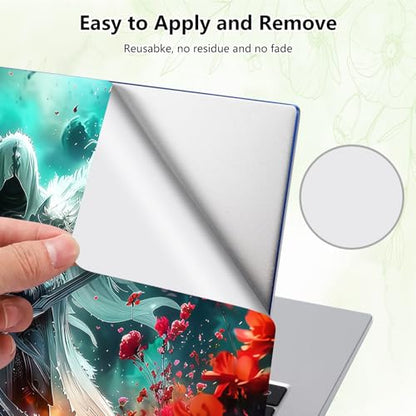 Laptop Skin Sticker Decal, Universal Reusable Vinyl Laptop Cover for 12" 13" 13.3" 14" 15" 15.4" 15.6" Notebook PC, Waterproof Scratch-Resistant with 2 Wrist Pads, Easy to Apply & Remove,Art Men - color: Art Men