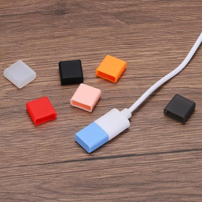 uxcell 40pcs USB Male Port Silicone Protectors Anti Dust Cap Cover Blue - color: Blue
