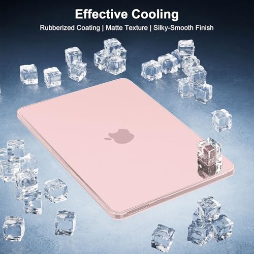 MOSISO Compatible with MacBook Neo Case 13 inch 2026 A3404 A18 Pro Chip | Scratch-Resistant Ultra-thin Protective Hard Shell Case Cover, Blush - color: Blush
