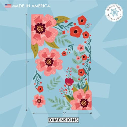 Floral Poppy Laptop Sticker Pack - Flower Stickers Laptop Decal - Vinyl Decal Journal Sticker - Cute Artsy Stickers for Planners - style: Poppy Flower Stickers (Set of 9)