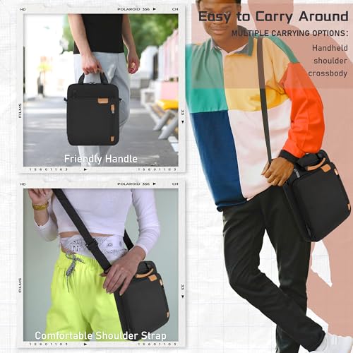 13.3-14 Inch Laptop Sleeve Bag Padded Protective Travel Carrying Case | Fits MacBook Neo 13" (A18 Pro), MacBook Pro 14" M5/M4/M3/M2, MacBook Air 13.6"/14" M5/M4/M3/M2, Surface Pro AI PC/9/8 13" - color: Black, size: 13.3-14 Inch