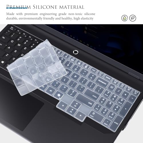 Keyboard Cover for Lenovo Legion Pro 5 5i Gen 10 16" / Legion 5 5i Gen 10 16", Lenovo Legion Pro 7 7i Gen 10 16" / Legion 7i Gen 10 / Legion 9 9i Gen 10 18" Keyboard Skin - Clear - color: Clear