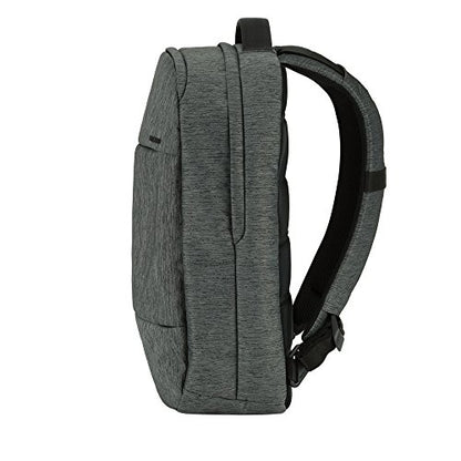 Incase Compact City Backpack – 18L Everyday Travel Tech Backpack and Laptop Bag for Work or School – Three Pockets, 16” Padded Laptop Sleeve, Quick Access Pocket – Heather Black - color: Heather Black