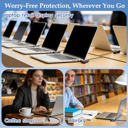 Combination Laptop Lock Anti-Theft Heavy Duty Laptop Locking Cable for Students and Business Professionals