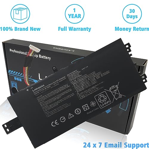 C31N1522 Laptop Battery Compatible with ASUS Q553U N593UB N593UB-1A Series C31PMC6 0b200-01880000 11.4V 45Wh - style: C31N1522