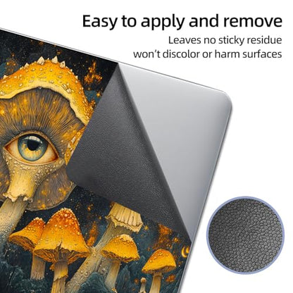 Universal Laptop Skin Sticker Decal, 12"-15.6" Aesthetic Vinyl Wrap, Magic Mushroom Eye Waterproof Notebook Cover Art Protector for MacBook HP Dell Lenovo, Fits 13" 14" 15" 15.6" - color: Magic Mushroom Eye