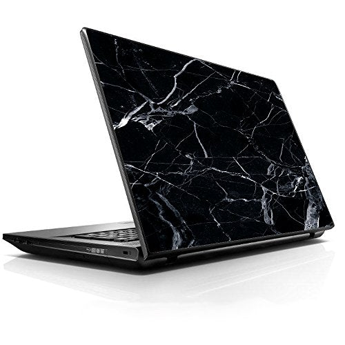 15 15.6 inch Laptop Notebook Skin Vinyl Sticker Cover Decal Fits 13.3" 14" 15.6" 16" HP Lenovo Apple Mac Dell Compaq Asus Acer / Black Marble Granite White