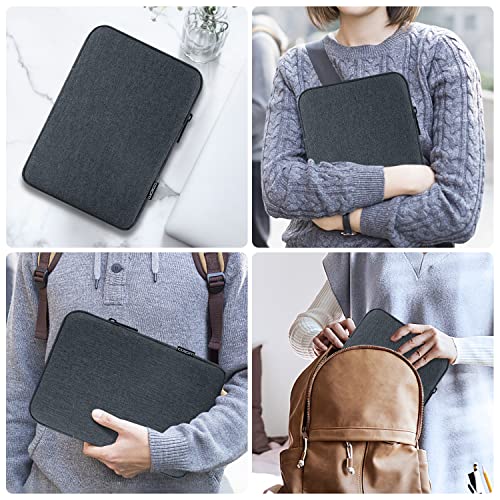 MoKo 9-11 Inch Tablet Sleeve Bag Padded Protetive Carrying Case | Fits New 11inch iPad Air M4, iPad A16 2025, iPad Pro 11 M4, Air 5/4/3, iPad 10/9/8th Gen, Tab S8/S9 11", Space Gray - color: Space Gray, size: 9-11 inch