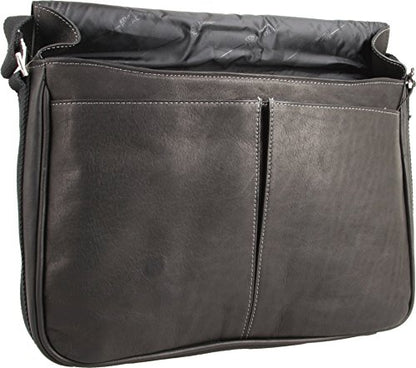 Kenneth Cole REACTION Colombian Leather Slim Single Compartment - color: Black