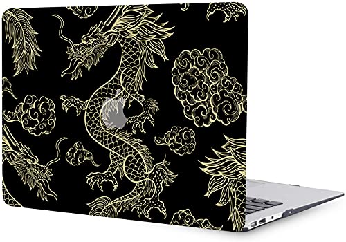Hard Cover Compatible with MacBook Air 11 inch Case 2015 2014 2013 2012 2011 2010 Realease Model A1465 A1370, Color Printing Matt Plastic Hard Protective Shell Cover Case - Gold Dragon - color: 1058 Gold dragon, size: Air 11" 2010-2015(A1370/A1465)