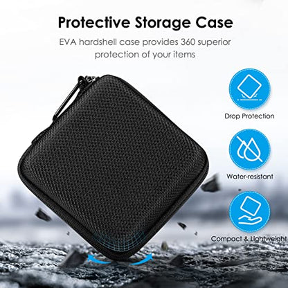 FINPAC Hard Laptop Sleeve w/Hard Charger Case for MacBook Pro 14 Inch 2023-2021 M3/M2/M1, MacBook Air 13 2022-2018, MacBook Pro 13 2022-2016