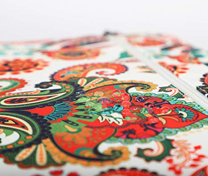 Paisley Pattern Lightweight Waterproof Laptop Shoulder Bag Sleeve Case for MacBook Pro 16 inch and 15.6 inch-16 inch Laptop - color: Paisley