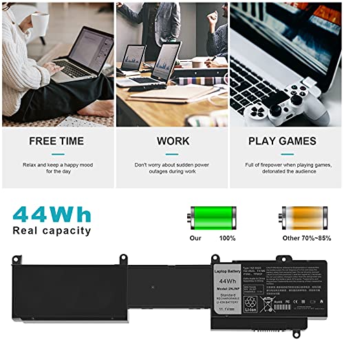 Futurebatt 2NJNF Laptop Battery for Dell Inspiron 14z-5423 15z-5523 Ultrabook Series.Battery 8JVDG TPMCF T41M0 - size: 2NJNF 13.78 3.74 1.81in