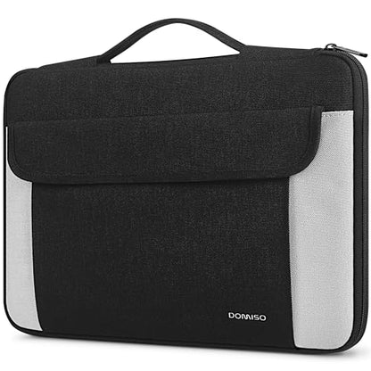 DOMISO 14-15 Inch Laptop Sleeve Case, Water-resistant Shockproof Laptop Protective Case for MacBook Air 15,Dell XPS 15,Lenovo, HP, ASUS, Acer Laptop Notebook,Black - color: Black, size: 14-15 Inch