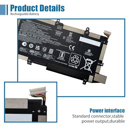 WS04XL Laptop Battery Replacement for HP Spectre x360 14t-ea00 14-ea0002ni 14-ea0002nx 14-ea0003ns Series WS04XL HSTNN-DB9Z L97352-2D1 L97357-005 7.7V 66.52Wh 8210mAh - size: 9.78*5.15*0.25 inch WS04XL