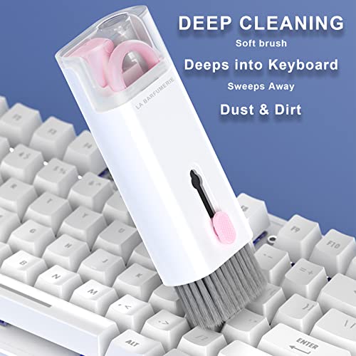 Electronics Cleaner Kit. Keyboard Brush, Airpod Cleaning Tool, Phone Screen Cleaner. for Computers, MacBooks, Laptops, Airpods Pro, Headphones. - color: Pink