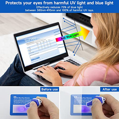 2 Pack 15.6 inch (1920x1080P) Laptop Blue Light Screen Protector, Eye Protection Anti-Scratch and Anti-Glare Screens for Laptops 15.6’’ with 16:9 Aspect Ratio - size: 15.6 inch with 16:9 aspect ratio
