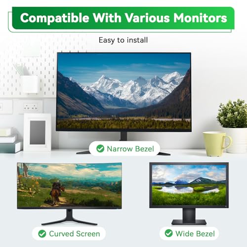 [2 Pack] Magnetic Hanging 21.5 in Computer Anti Blue Light Screen Protector for16:9 Aspect Ratio Widescreen Monitor, Eye Protection Anti-Glare Light LED PC Screen Protector, Removable 21.5in Protective Film - size: 21.5 inch