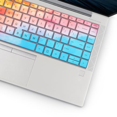 Keyboard Cover for HP EliteBook 840 G7 G8 14 Inch Notebook, HP EliteBook 845 G7 G8 14 Inch Notebook PC Model Laptop US Layout Keyboard Skin(Not for HP Elitebook 840 G5/G6)-Dazzling - color: Dazzling