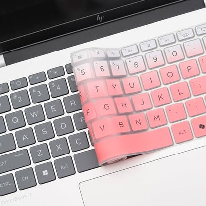 Keyboard Cover for 2026 2025 HP OmniBook 5 14 inch & OmniBook 7 14", OmniBook 5/7 14-fp0057nr 14-he0017nr 14t-hh000 14t-hk000 14z-hm000 14z-hn000 14-kf0712nr 14t-km000 14-fr0017nr 14-fs0000 14t-hg000 - color: Ombrepink