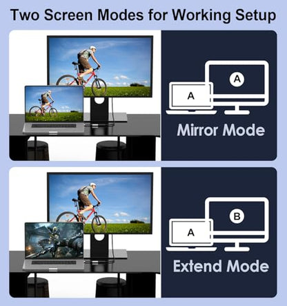 USB-C to hdmi Compact Adapter,Typec Phone to TV Screen mirroring 4K@60Hz 2K@144Hz 1080P,Compatible for iPhone 17/16/15,iPad,Galaxy,MacBook,iMac,Dell,Surface Book,Laptop,Thunderbolt