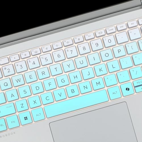 Keyboard Cover for 2026 2025 HP EliteBook 6/8 G1q G1i G1a G1aN G1ah, EliteBook 640 645 G11 14" & HP EliteBook 1040 G11 14" Laptop Skin(NOT FIT EliteBook Ultra 14 & EliteBook 640 645 1040 G10 or Older) - color: OmbreMint