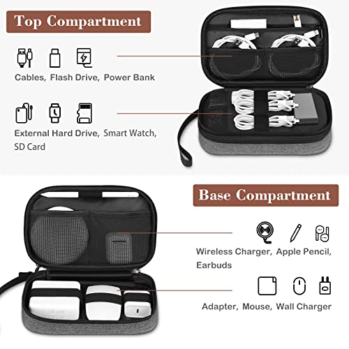 FINPAC 14-inch Hard Laptop Sleeve Case Black + Travel Electronic Bag