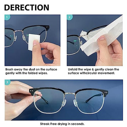 600 Count Pre-Moistened Lens Wipes for Eyeglasses | Individually Wrapped Sracth-Free Streak-Free Eyeglass Lens Cleaning Wipes, Cleaner Wipes for Sunglass, Camera Lens, Goggles - size: 600 Count (Pack of 1)