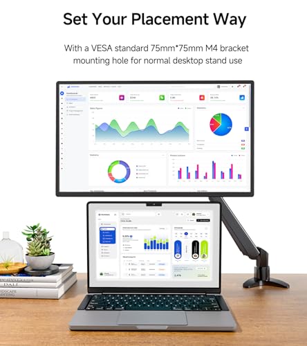 Large Portable Monitor 24 inch - 1080P FHD 100Hz Travel Monitor, 125% sRGB IPS Laptop Screen Extender, VESA Compatible, Height Adjustable Detachable Stand with USB-C HDMI for Work Gaming Office Home - size: 24 inch FHD