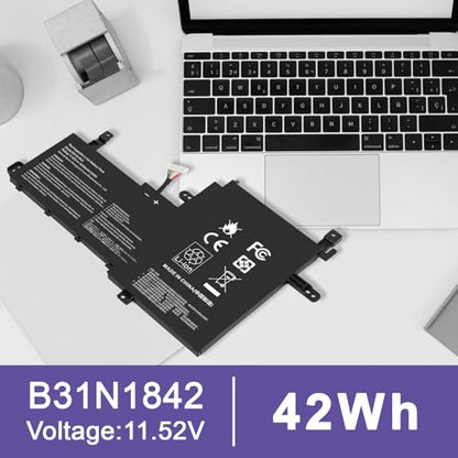 B31N1842 0B200-03440000 Laptop Battery Replacement for ASUS VivoBook S15 X513EA X513EP X513EQ X513IA X531F X531FA K531 K531F K513EA K513EQ F513EA F513EP S513EA S513EP S513EQ K531FA X531FL S531F - size: 8.46*5.55*0.24inch B31N1842