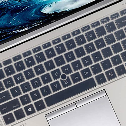 Keyboard Cover for 14 Inch HP EliteBook 840 845 G7 G8 Laptop New Notebook PC Model Accessories Keyboard Protective Skin (Not fit New 840 845 G9 G10 G11)-Clear - color: Clear